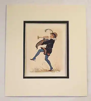 TARRANT Tom The Piper's Son (1934 Nursery Rhymes Colour Lithograph) • £9.95