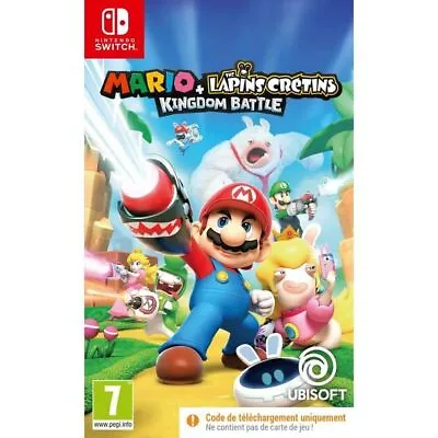 Game Nintendo Switch New Blister Mario + Rabbits Goons Kingdom Battle Code IN B • $49.04