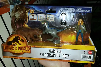 Jurassic World Dominion Maisie & Velociraptor Beta Lystrosaurus Jurassic Park • $36