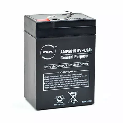 Rechargeable Battery 6 Volt Sealed Lead Acid 6V 4AH 4.5AH 6V4.0 • £9.50