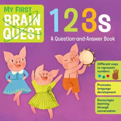 My First Brain Quest 123s: A Question-and-Answer Book - Board Book - GOOD • $4.47