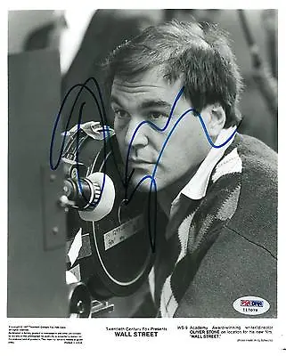 Oliver Stone Signed Wall Street Authentic Autographed 8x10 Photo PSA/DNA #I17078 • $69.99