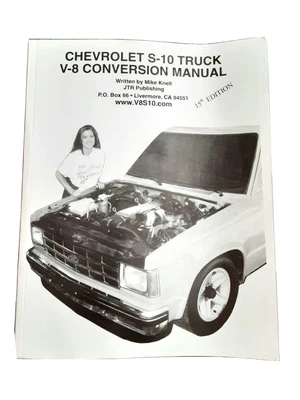 $115 • Buy Chevrolet S-10 Truck V8 Conversion Manual 15th Edition 2004 Pictures Diagrams 