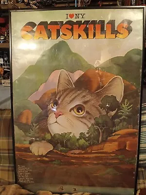 I  Love Ny Catskills  Vintage Poster  • $400