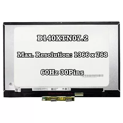 B140XTN07.2 For Dell Inspiron 5400 5000 P126G 5406 LCD Touch Screen Assembly HD • $146.92
