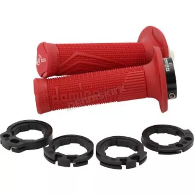 Domino Grips Red D100 Lock-On Grips D10046C4200 • $28.75