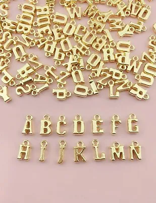 £2.69 • Buy Personalised Initial Silver/gold Letter Alphabet Only Pendant Necklace Xmas Gift