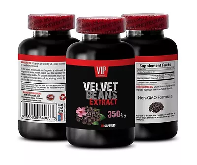 Mucuna Pruriens Capsules - VELVET BEANS EXTRACT 350MG - Antioxidants Supplement • $19.19