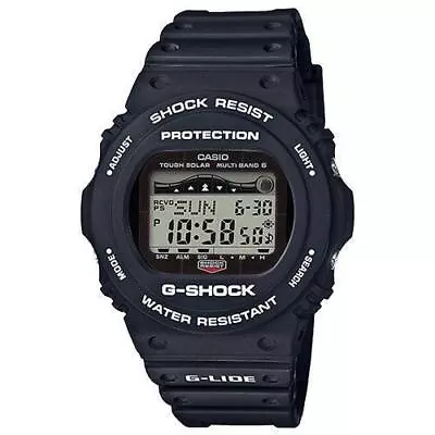 Casio G-SHOCK GWX-5700CS-1JF G-LIDE Solar Atomic Radio Moon Tide Digital Watch • £136.81