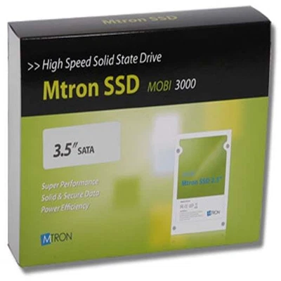 64GB Mtron SSD SLC-Flash 3.5  1 X  SATA 3Gb/s Read 100MB/s Write  80MB/s   • £738.96