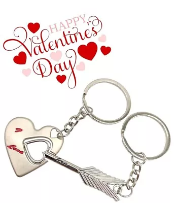 Valentines Day Gifts Lover For Him Her Keyring Keychain Love Couple Gift Present • £2.99