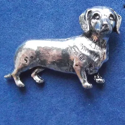 £5.20 • Buy Pewter Dachshund Sausage Dog Brooch Pin Quality