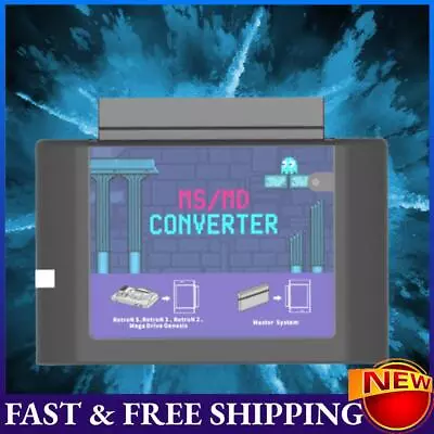 MS To MD Game Card Converter Games Writer Card For Master System For Megedrive • £9.95