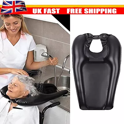 Portable Mobile Inflatable Salon Hair Wash Sink Basin Shampoo Tray Washing Bowl • £9.85