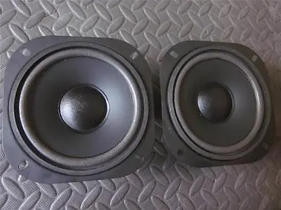 NEW (2) 5.25   Woofer Speakers.five Inch.5 1/4 .8ohm.Square Frame Midbass.PAIR • $45