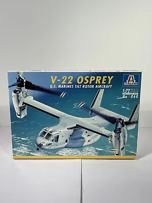 Italeri V-22 Osprey Us Marines Tilt Rotor Aircraft 1:72 Scale Model Kit 068 • $23