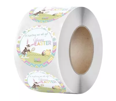 Happy Easter Bunny Egg Rabbit Thank You Labels Stickers Gift Craft Box Sticker • £1.99