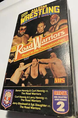 Verne Gagne Presents All Star Wrestling The Road Warriors VHS Baron Von Raschke • $29.05