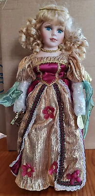 Homeart Bisque Porcelain Doll Angel Medieval European Style 40cm/15  W/stand • $20