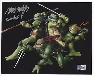 Mitchell Whitfield Autograph 8x10 Photo COA Beckett Teenage Mutant Ninja Turtles • $14.99