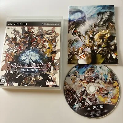 Final Fantasy XIV A Realm Reborn  PS3 Sony PlayStation 3 JAPAN Game Complete • $19.99