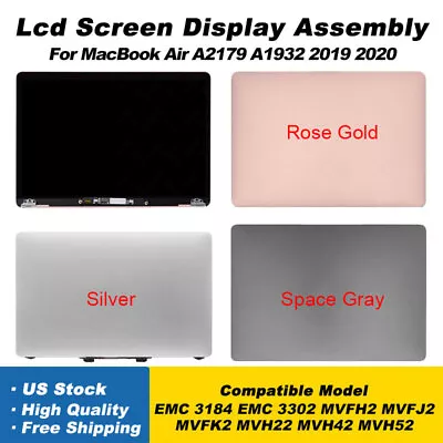 A+ For Macbook Air A2179 2020 A1932 2019 LCD Screen Display Assembly Replacement • $166.49