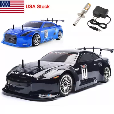 HSP RC Car 4wd 1:10 RTR On Road Nitro Gas Touring Racing Two Speed Drift Igniter • $269.99