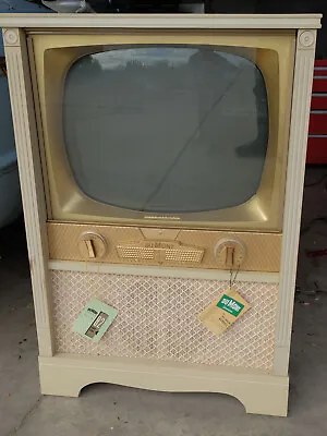 1950s 24fps Color HDMI Console TV 50s Mid Century Modern Retro Electronics MCM • $1595