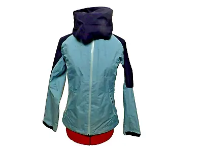 Mammut Gortex Rain Jacket Shell Women's Pit Zips Adjustable Hood XS FREE SHIP • $29.99