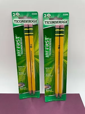 NEW Lot Of 2 My First Ticonderoga 33306 #2 Pencil Premium Wood - Oversized • $5.99