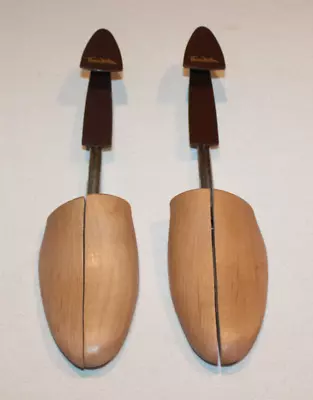 Thom McAn Wooden Adjustable Shoe Trees Size M-4 With Plastic Handle • $9.97