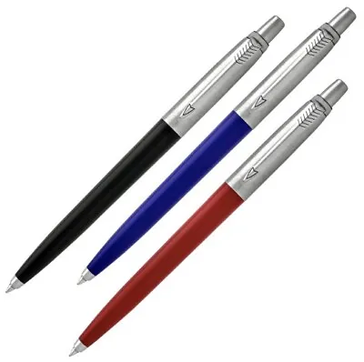 £0.99 • Buy Parker Jotter Ball Point Ball Pen Refillable Choose Black / Blue / Red + Refill