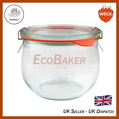 £9.45 • Buy WECK 744 580ml Storage Jar, Incl Seal & Clamps. Canning, Yoghurt, Kimchi, Jam