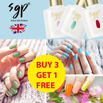 Gellac Nail Gel Nail Polish Soak-off UV/LED SGP Gel Polish Vanish 200+ Colours • £3.95