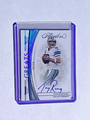 $299.99 • Buy 2022 Panini DALLAS COWBOYS Tony Romo FLAWLESS AUTO GREATS 09/10