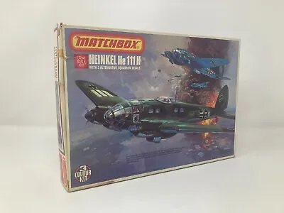 Matchbox Heinkel He 111 H 1/72 Scale Model Kit New In Box 144580 • $25