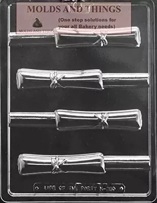 $4.20 • Buy Diploma Graduate Graduation Pretzel Chocolate Candy Soap Mold
