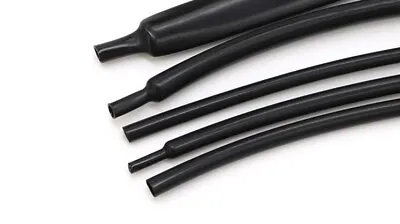 Heat Shrink Car Black  Electrical Sleeving Cable Various Sizes + Lengths Bargain • £0.99