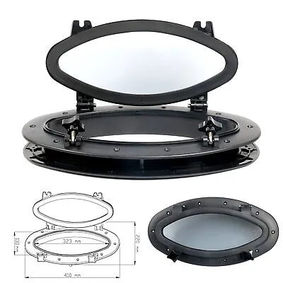 16 *8-5/8 Boat Yacht Elliptical Oval Opening Portlight Porthole Window Port Hole • $39.60