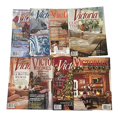 VICTORIA BLISS Magazines Victorian HOME & GARDEN Mix Lot Of 8 Issues 1995 - 2002 • $29.99