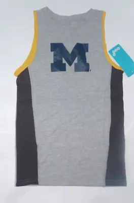 NEW NCAA Michigan Wolverines  Tank Top Shirt Youth Boys S Small 8 NEW NWT • $8.88