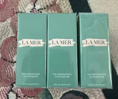 3x La Mer The Concentrate Serum .5 Oz 15ml New In Box • $425