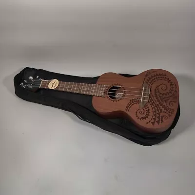 Luna TC Mah Tattoo Concert Mahogany Entry Level Beginner Practice Uke Ukulele • $69.99