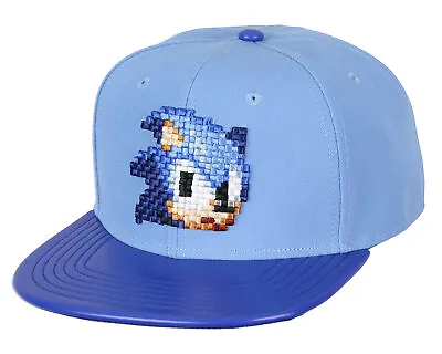 Sonic The Hedgehog 8-Bit Pixel Sonic Speed Snapback Hat 196179639452 • $21.95