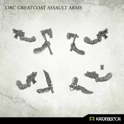 KROMLECH Orc Greatcoat Assault Arms (5) • $19.99