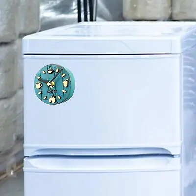 Fridge Sticker Clock Decorative Portable Sticker Battery Operated Sticker Wall • $12.29