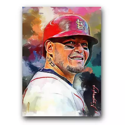 Yadier Molina #14 Art Card Limited 28/50 Vela Signed (St. Louis Cardinals) • $4.99