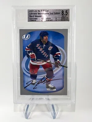 2001-02 BAP Ultimate Memorabilia MARK MESSIER Auto Silver BGS 8.5 /40 2nd Ed. • $70