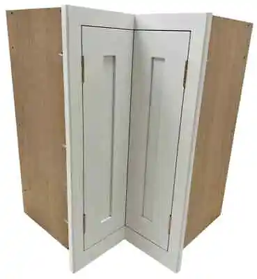 Premium In-Frame Kitchen Units_600 Blind Corner Wall Unit_Solid Wood &Oak Veneer • £220