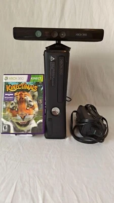 $29.99 • Buy Microsoft Xbox 360 Kinect Bundle 250GB Matte Black Console - No Controller